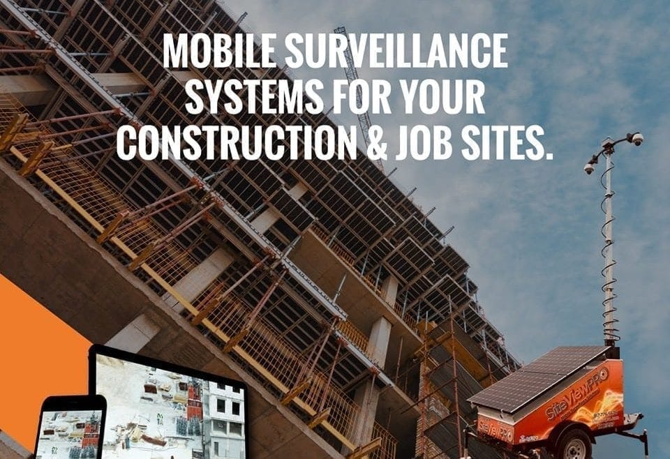 mobile surveillance systems for construction work and job sites